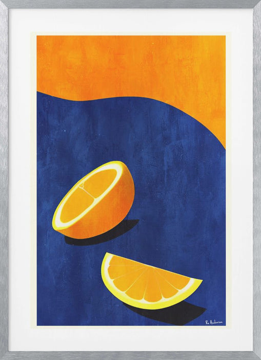 Petit Déjeuner, Deux Oranges Framed Art Wall Decor