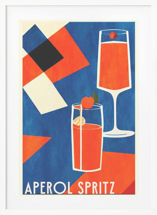 Aperol Spritz Framed Art Wall Decor