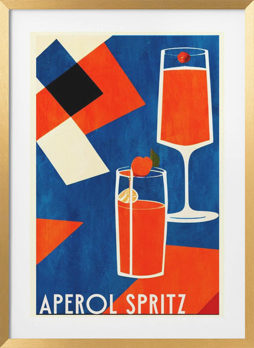 Aperol Spritz Framed Art Wall Decor