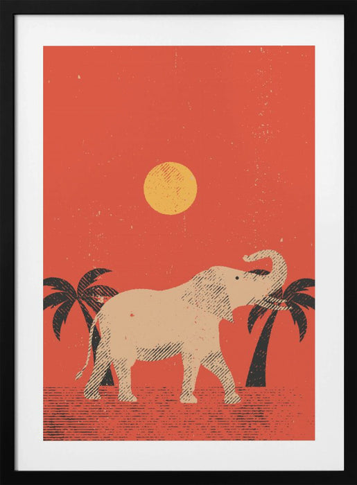 Elephant Framed Art Wall Decor