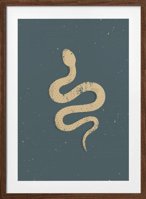 Snake Framed Art Wall Decor