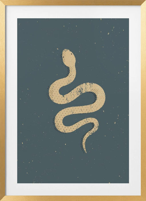 Snake Framed Art Wall Decor