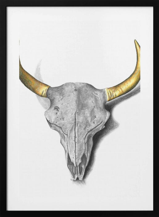 Skull Framed Art Wall Decor