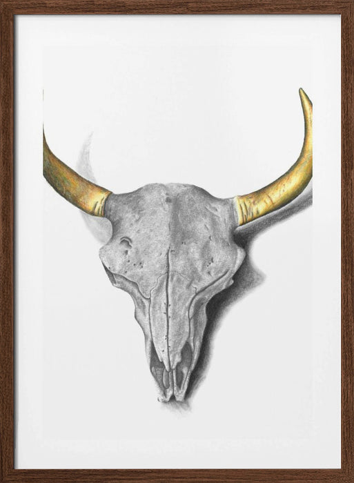 Skull Framed Art Wall Decor