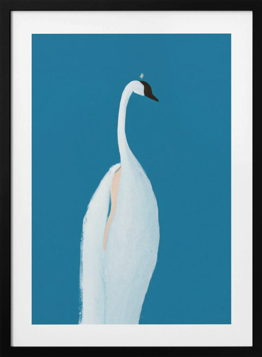 Swan Maybe Framed Art Wall Decor