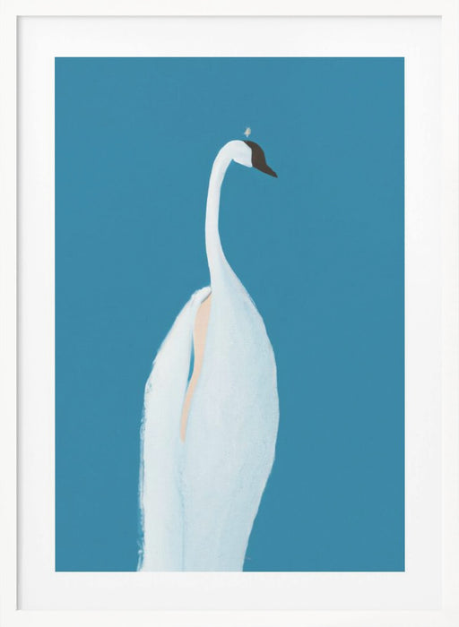 Swan Maybe Framed Art Wall Decor