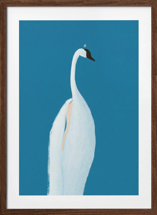 Swan Maybe Framed Art Wall Decor