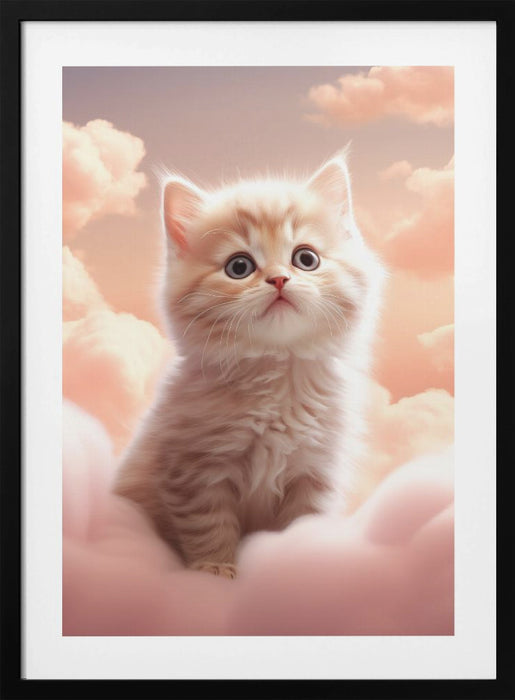 Kitty 3 Framed Art Modern Wall Decor