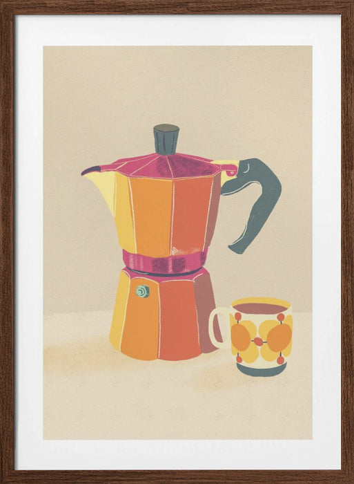 Coffee break Framed Art Wall Decor