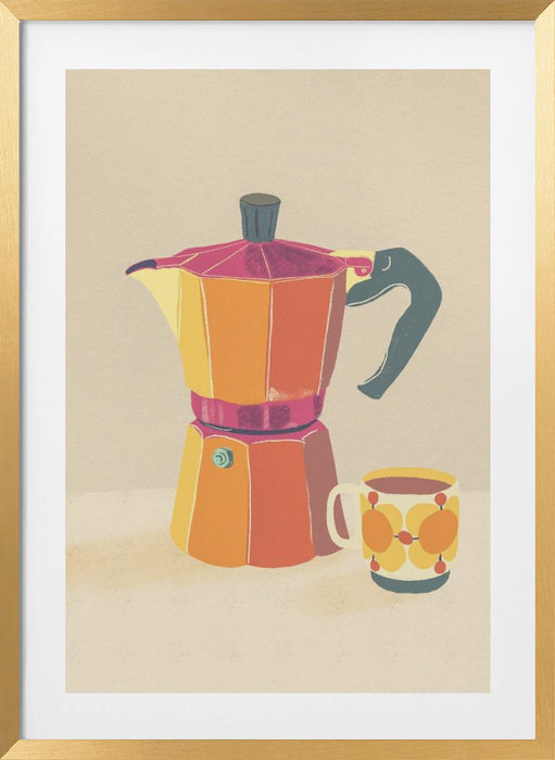 Coffee break Framed Art Wall Decor