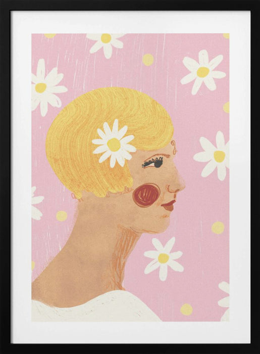 Daisy Framed Art Wall Decor