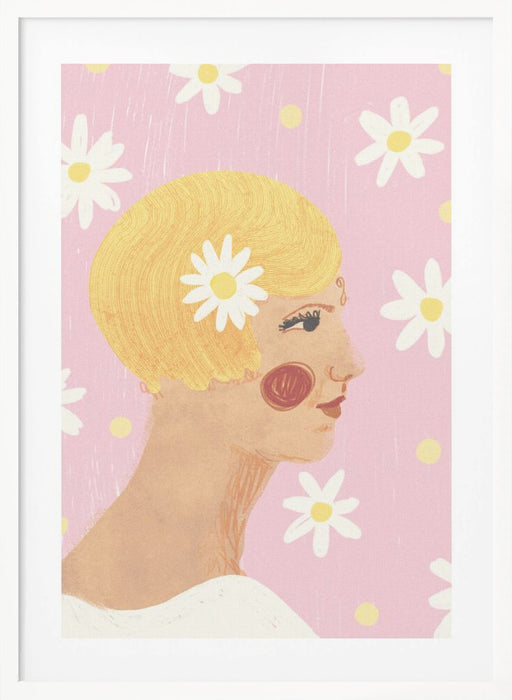 Daisy Framed Art Wall Decor