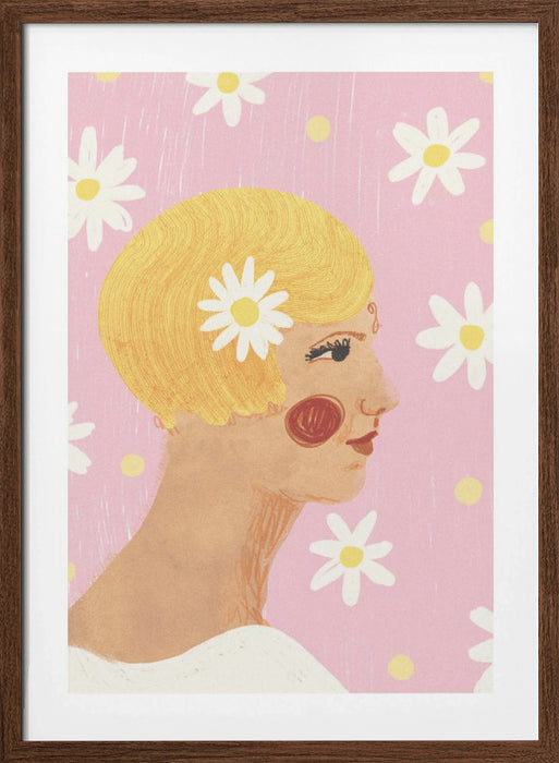 Daisy Framed Art Wall Decor