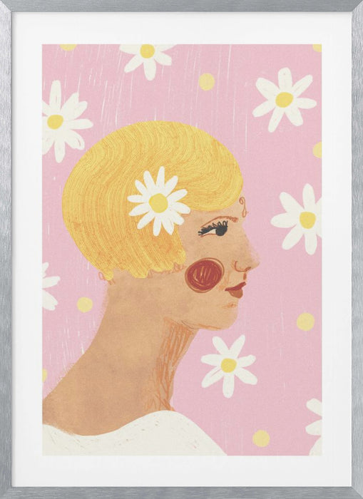 Daisy Framed Art Wall Decor