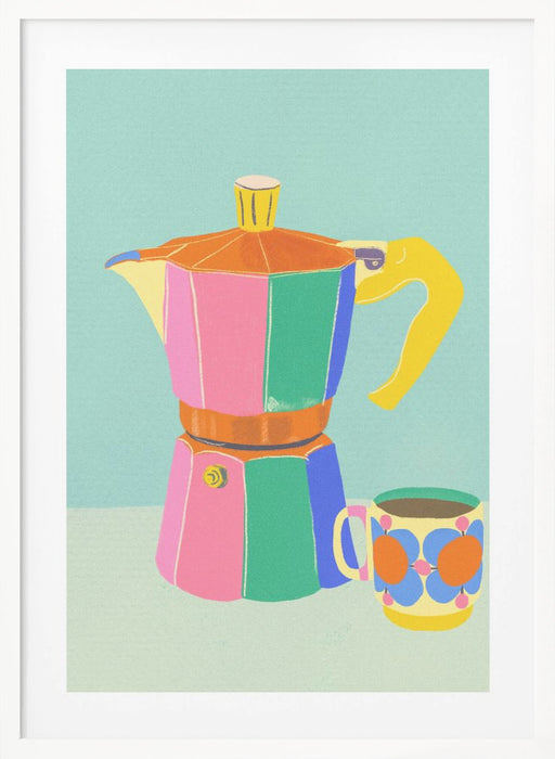 Cup of coffee Framed Art Wall Decor