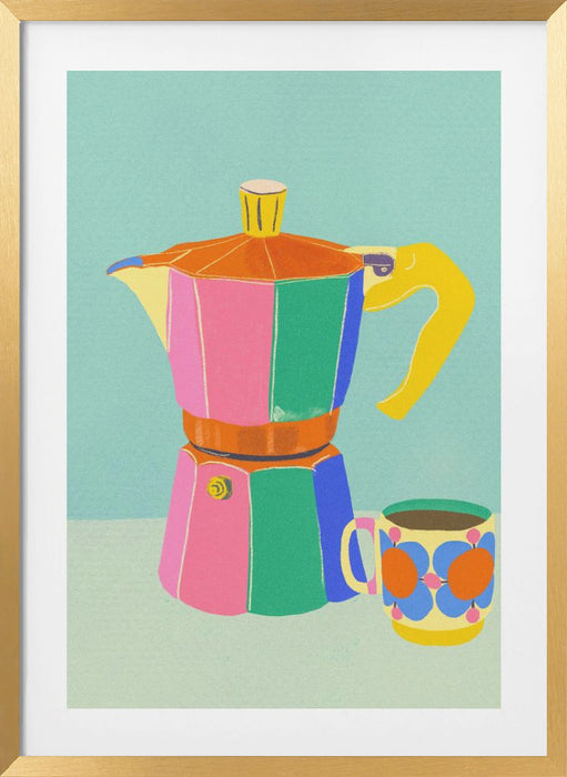 Cup of coffee Framed Art Wall Decor