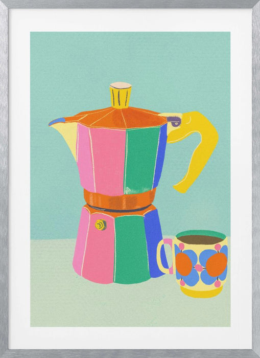 Cup of coffee Framed Art Wall Decor