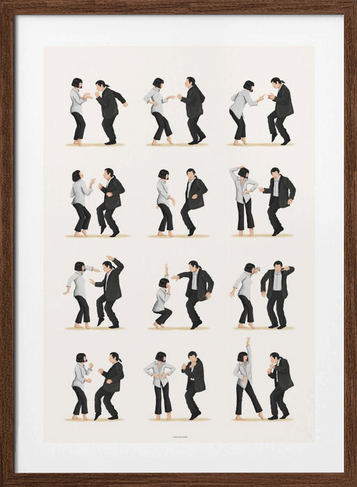 Pulp Fiction 2 Framed Art Modern Wall Decor