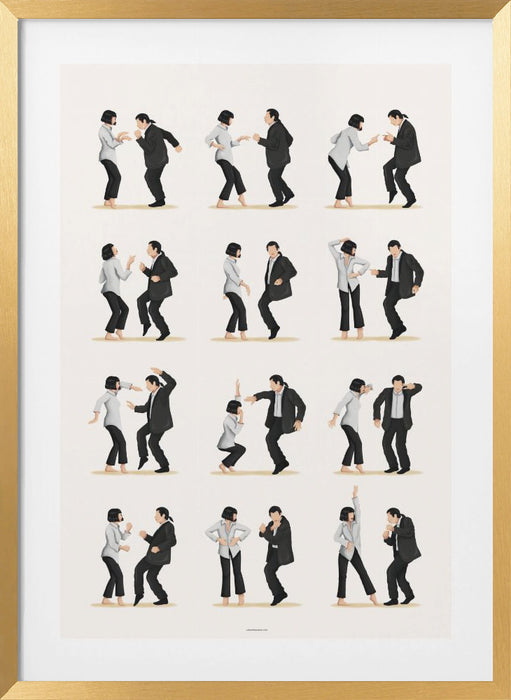 Pulp Fiction 2 Framed Art Modern Wall Decor