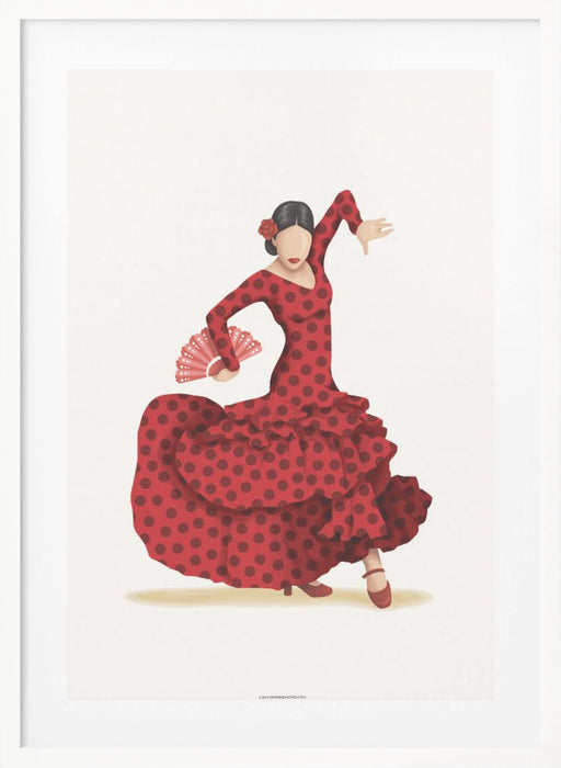 Flamenco Framed Art Wall Decor