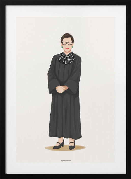 Ruth Bader Ginsburg Framed Art Wall Decor