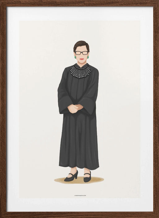 Ruth Bader Ginsburg Framed Art Wall Decor