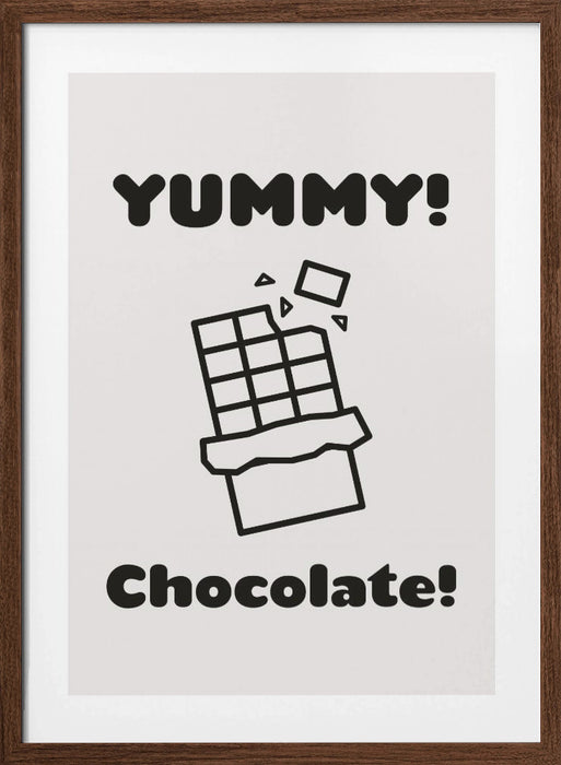 Chocolate Framed Art Wall Decor