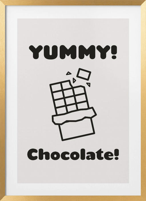 Chocolate Framed Art Wall Decor