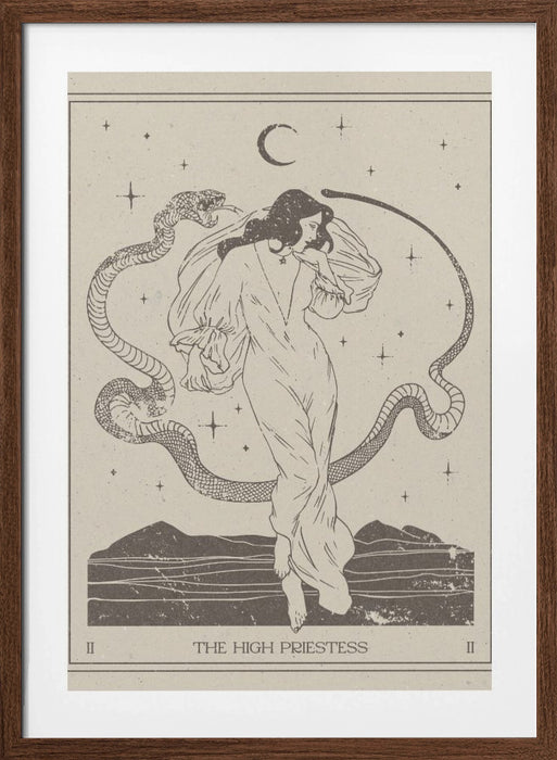 The High Priestess Framed Art Wall Decor