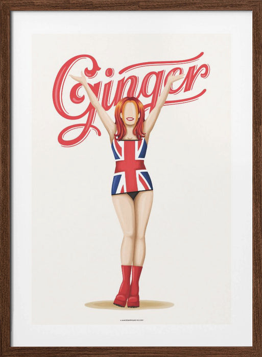 Ginger Spice Framed Art Wall Decor