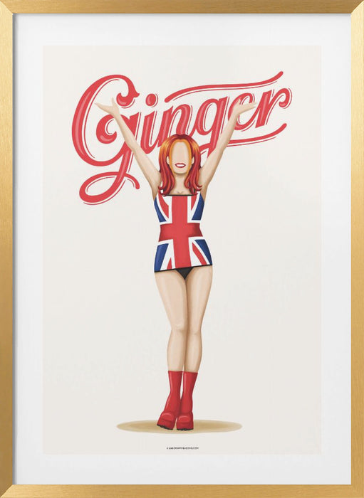 Ginger Spice Framed Art Wall Decor