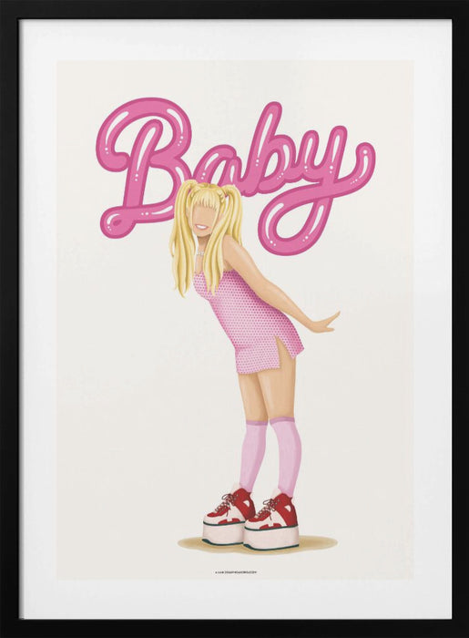 Baby Spice Framed Art Wall Decor