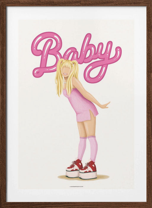 Baby Spice Framed Art Wall Decor