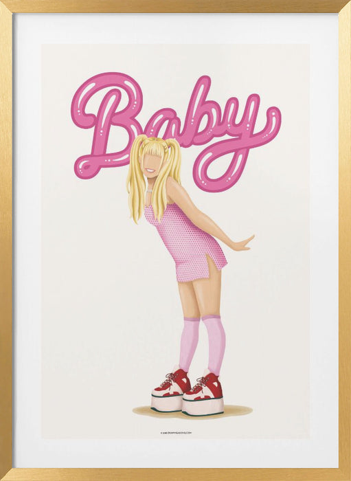 Baby Spice Framed Art Wall Decor