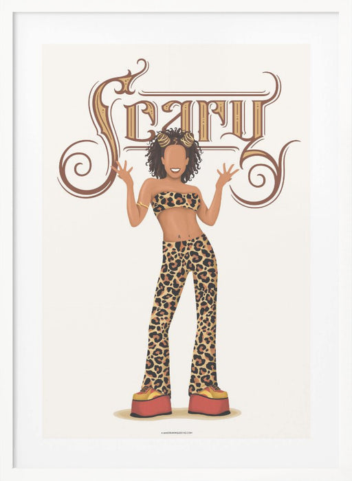 Scary Spice Framed Art Wall Decor