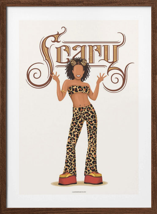 Scary Spice Framed Art Wall Decor