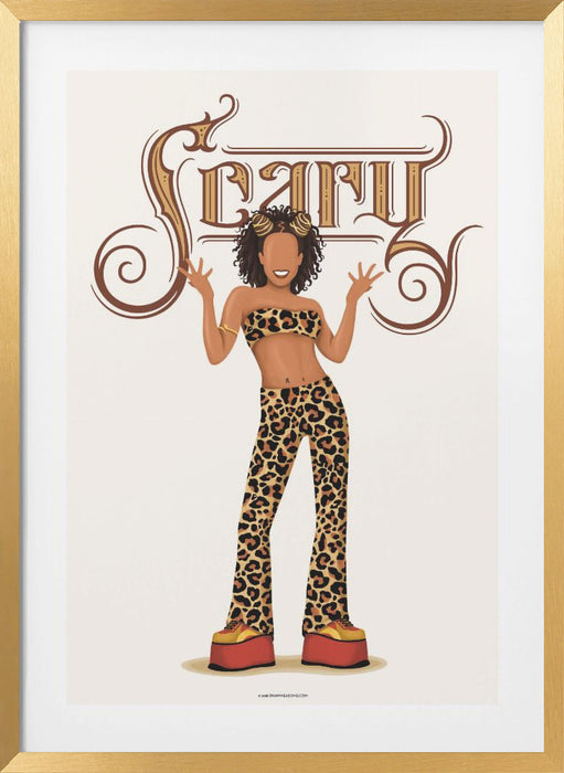 Scary Spice Framed Art Wall Decor