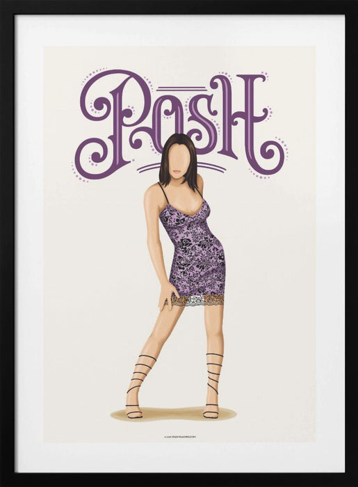 Posh Spice Framed Art Wall Decor