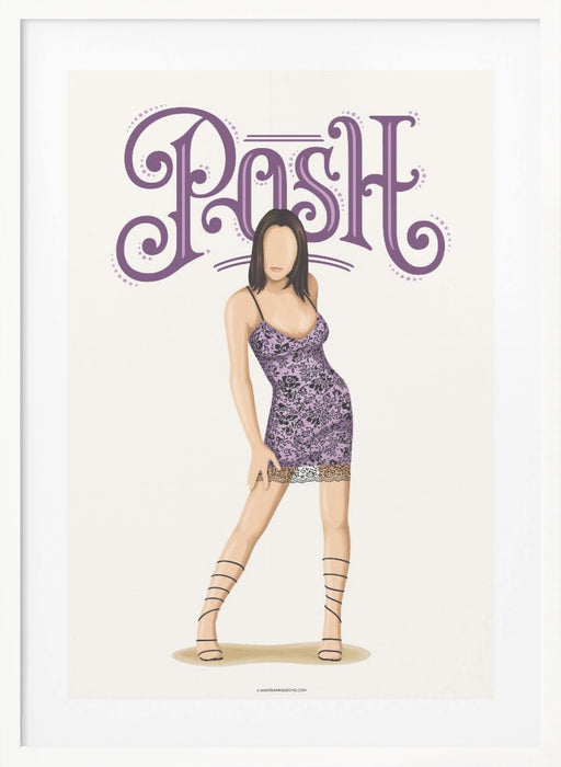 Posh Spice Framed Art Wall Decor