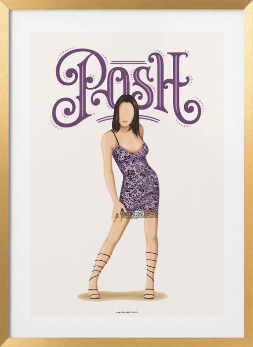 Posh Spice Framed Art Wall Decor