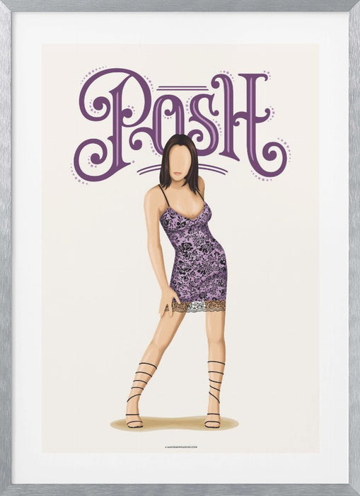 Posh Spice Framed Art Wall Decor