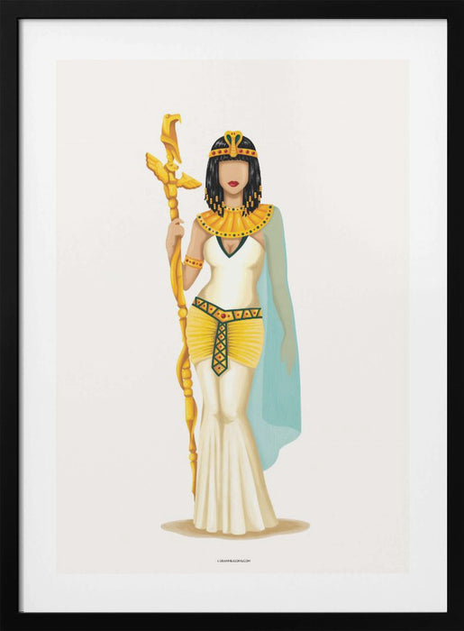 Cleopatra Framed Art Wall Decor