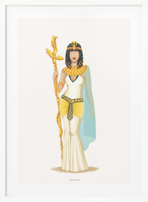 Cleopatra Framed Art Wall Decor