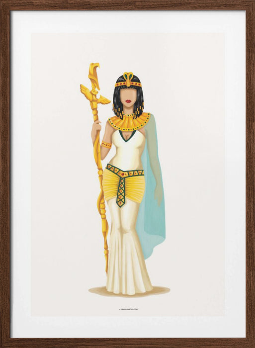 Cleopatra Framed Art Wall Decor