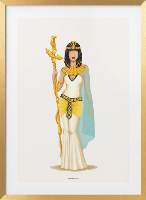 Cleopatra Framed Art Wall Decor