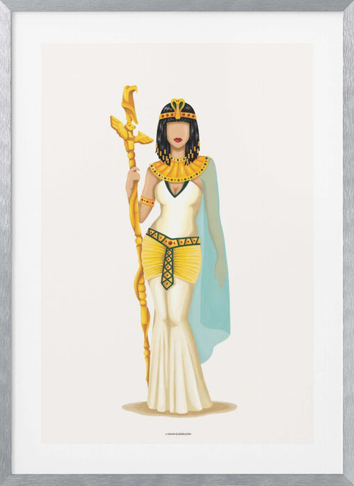 Cleopatra Framed Art Wall Decor