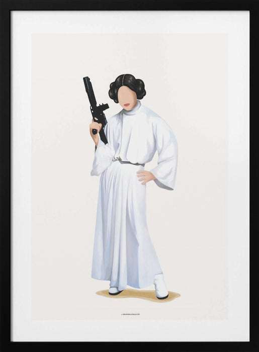 Princess Leia Framed Art Wall Decor