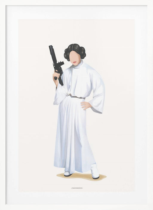 Princess Leia Framed Art Wall Decor