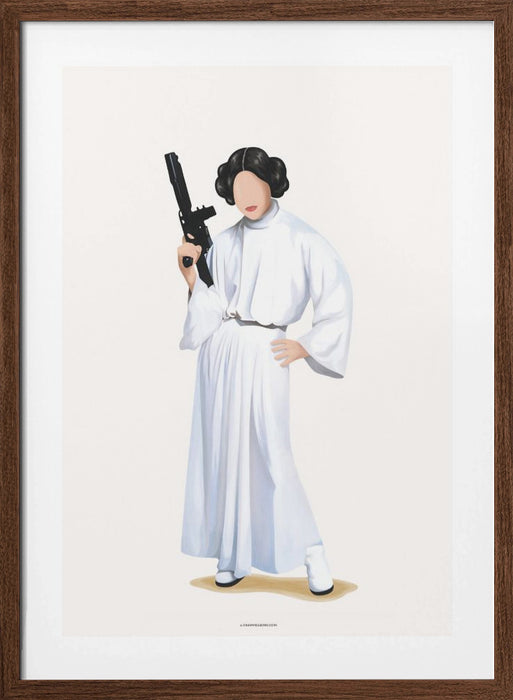 Princess Leia Framed Art Wall Decor