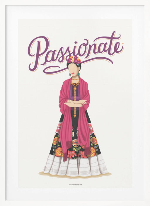 Frida Passionate Framed Art Wall Decor